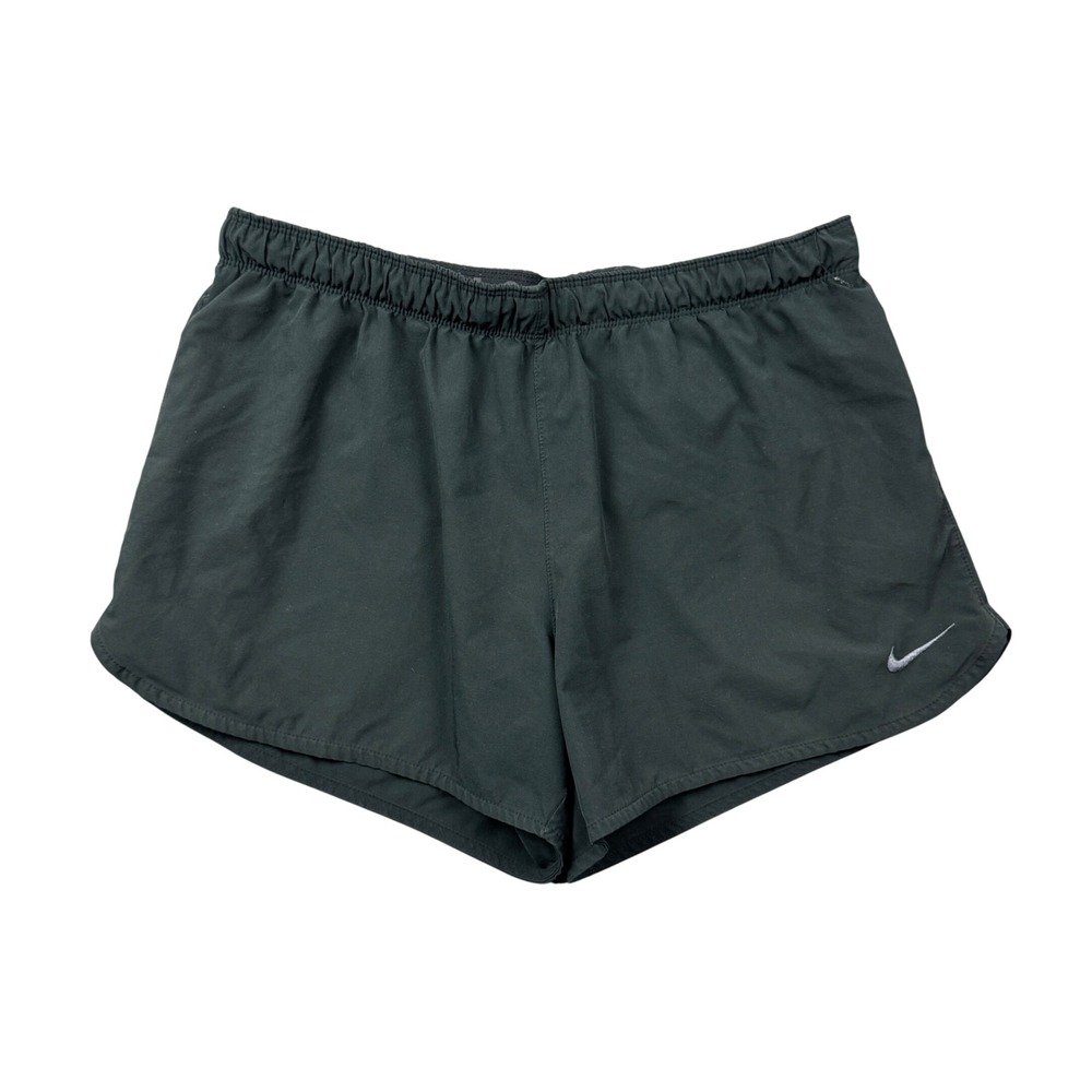 Nike Dri-FIT 2-in-1 Running Shorts Womens Large Black 3.5" Inseam Athletic Gym